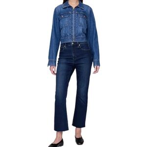 GAP Kick Fit High Rise Dark Wash 33 Long